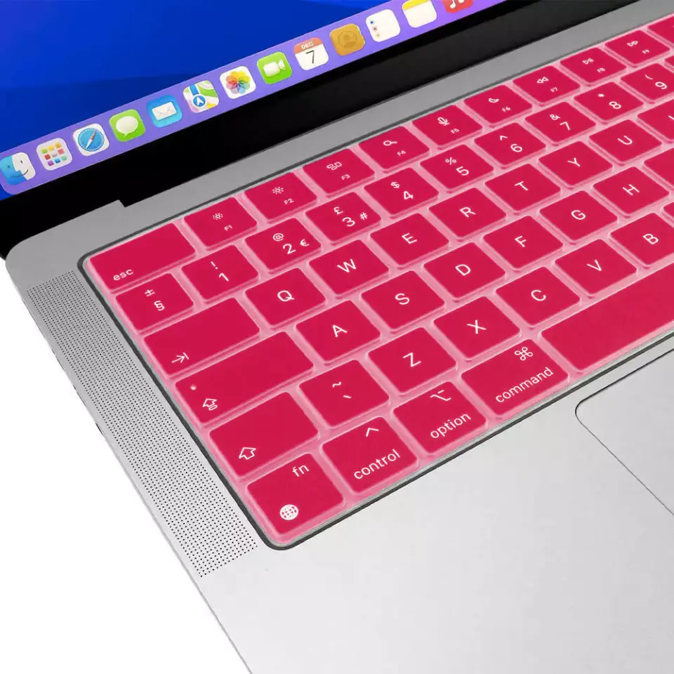 Nakładka ochronna Alogy silikonowa na klawiaturę do Apple Macbook Pro 14/16 M1 2021 Różowa