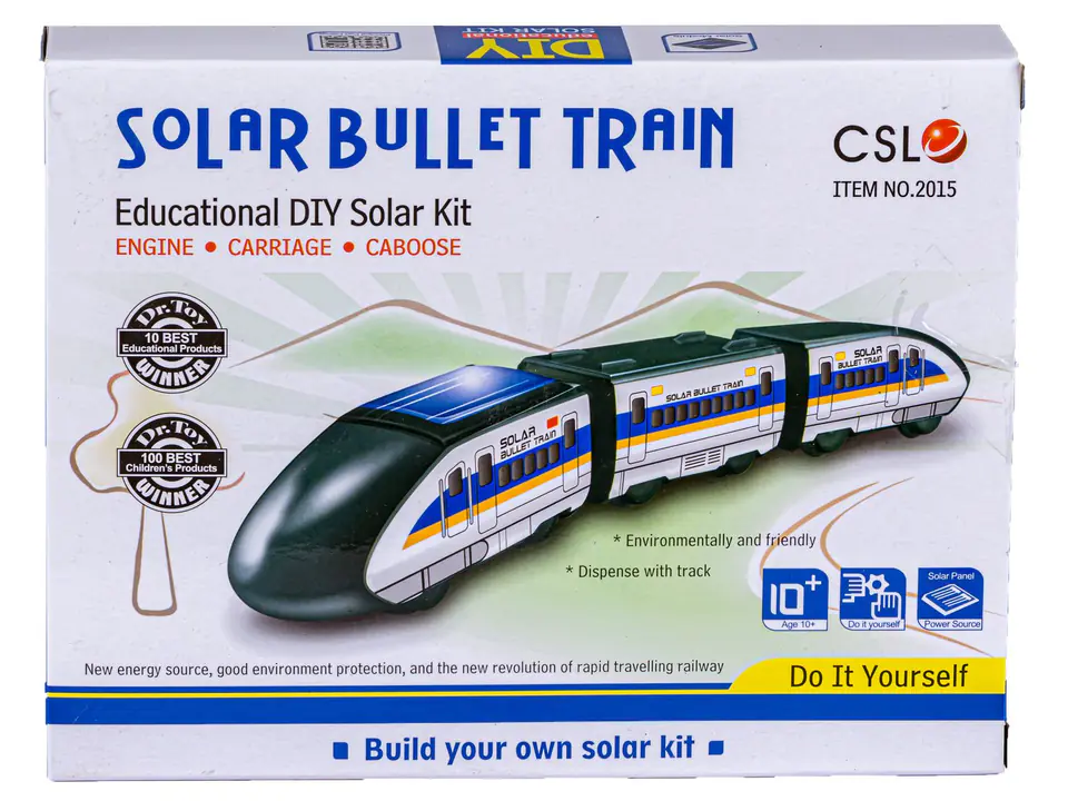 Solar store train toy