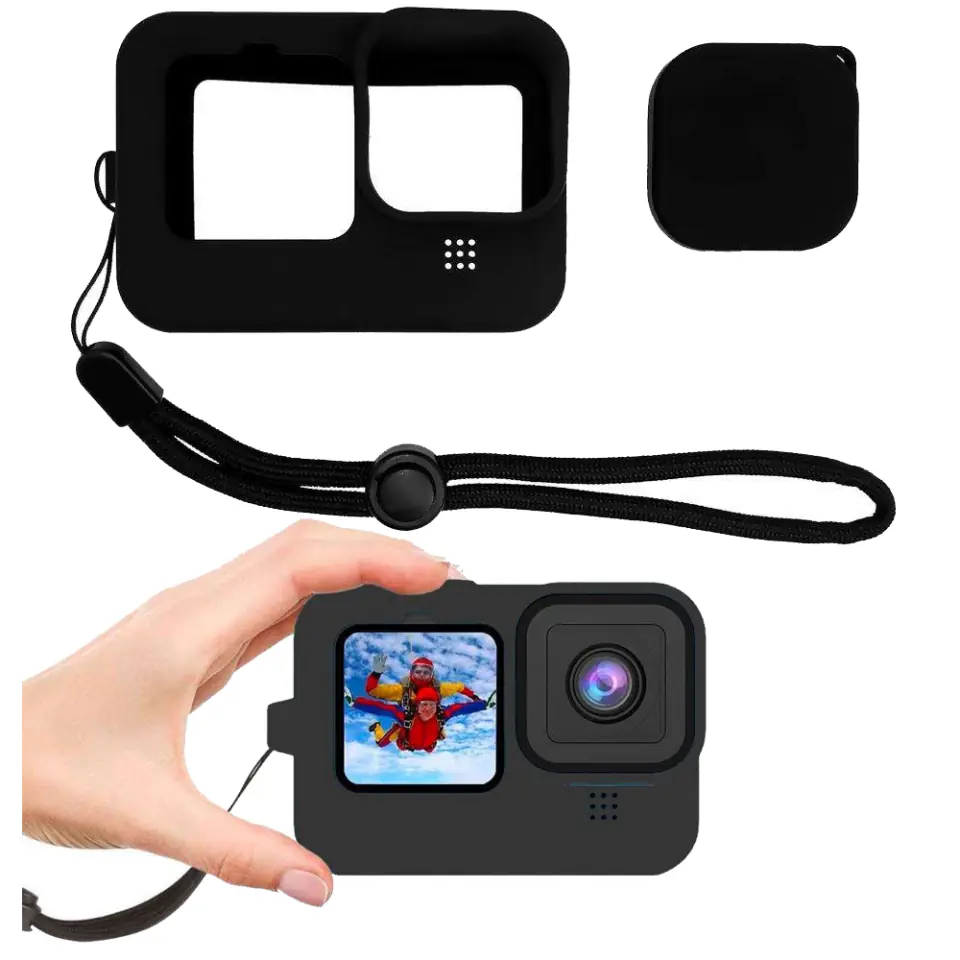 Etui silikonowe ochronne Alogy obudowa TPU silikon case do GoPro Hero 11/10/9 czarne