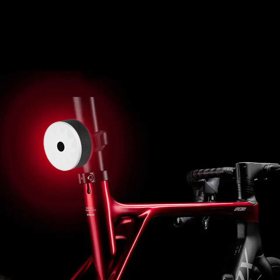 Lampka rowerowa Światło rowerowe Tylne czerwone LED pod siodełko Migająca lampa na rower tył