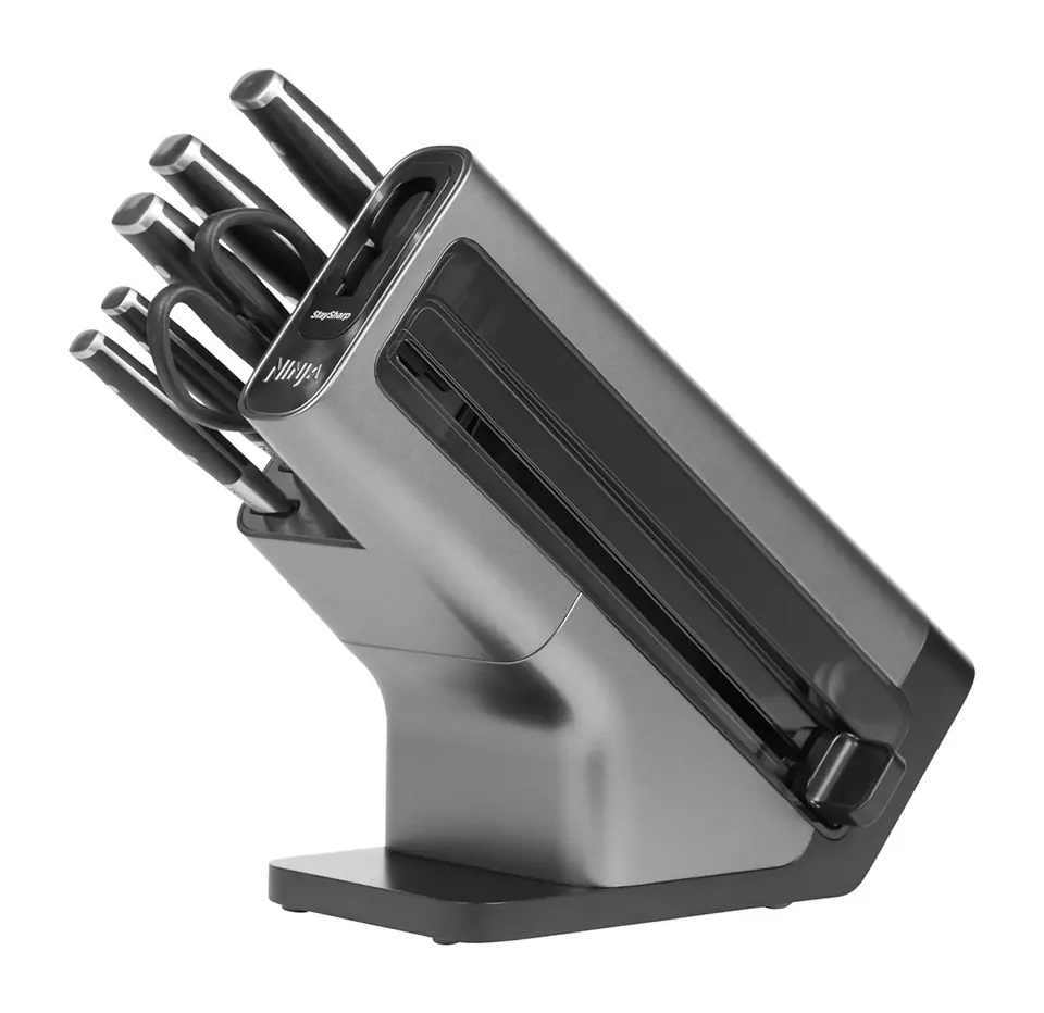 Ninja Foodi StaySharp Slot knife block Stainless steel Black