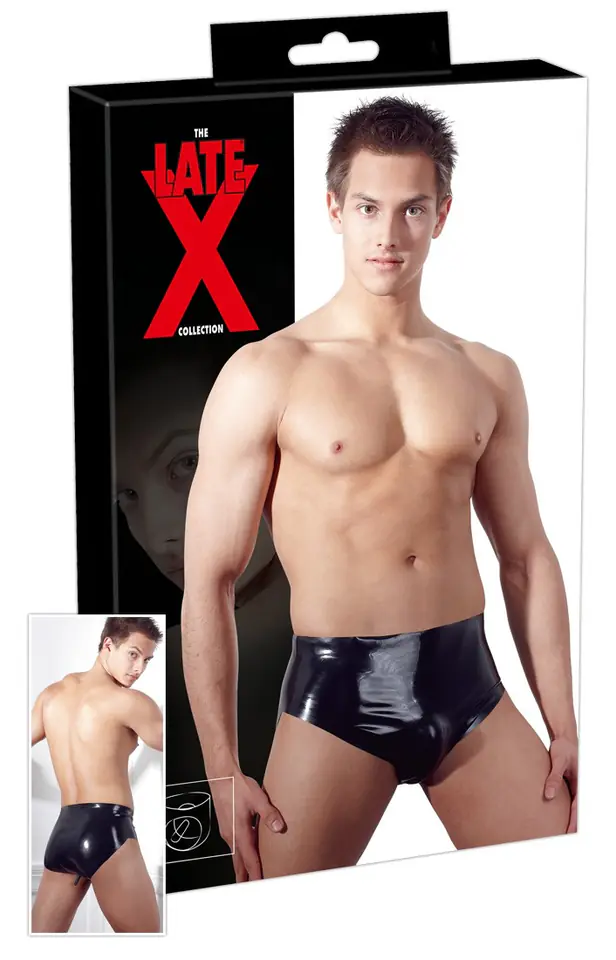 Latex briefs with XL stopper