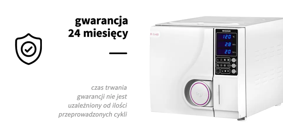 Woson autoklaw Tanco 12 L typ D z drukarką kl. B medyczna