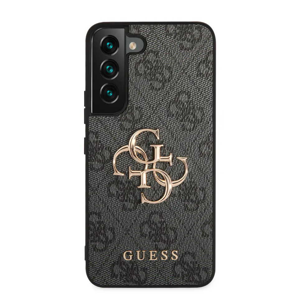 Guess GUHCS24L4GMGGR S24 Ultra S928 czarny/black hardcase 4G Big Metal Logo