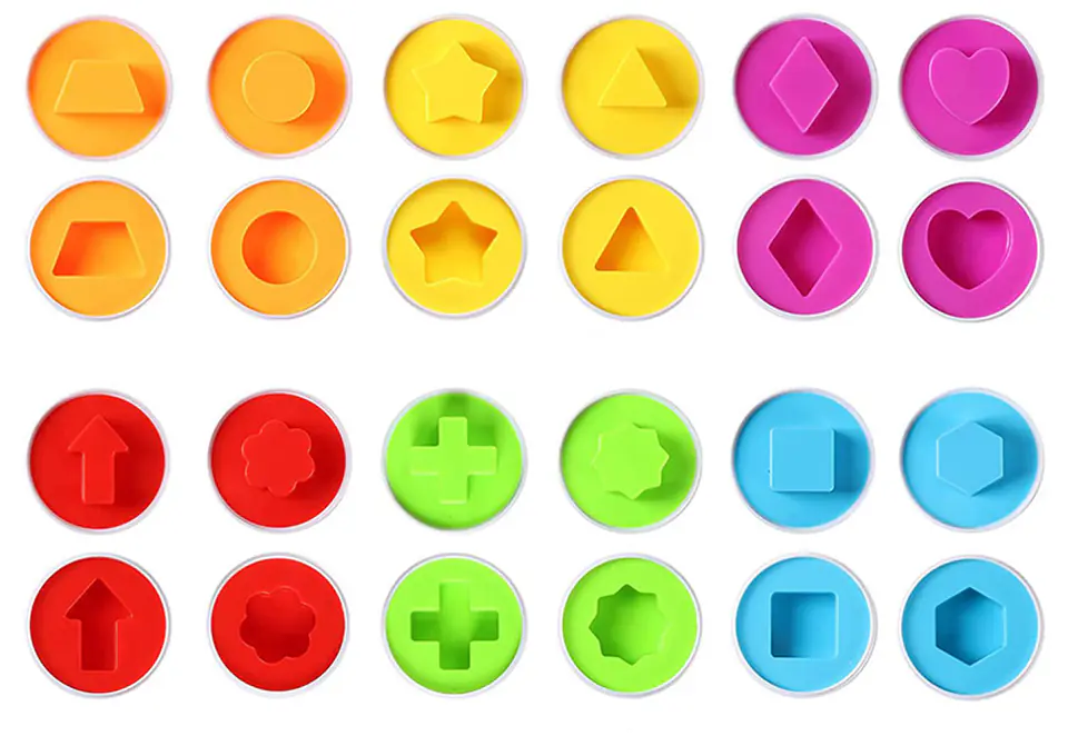 PUZZLE UKŁADANKA MONTESSORI KSZTAŁTY JAJKA SORTER