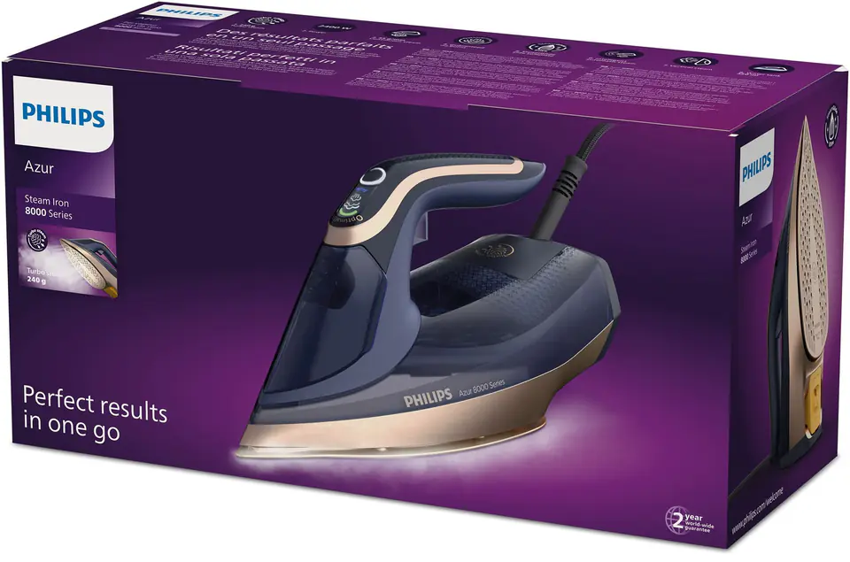 Philips Azur 8000 Series DST8050/20 Steam Iron Wasserman.eu