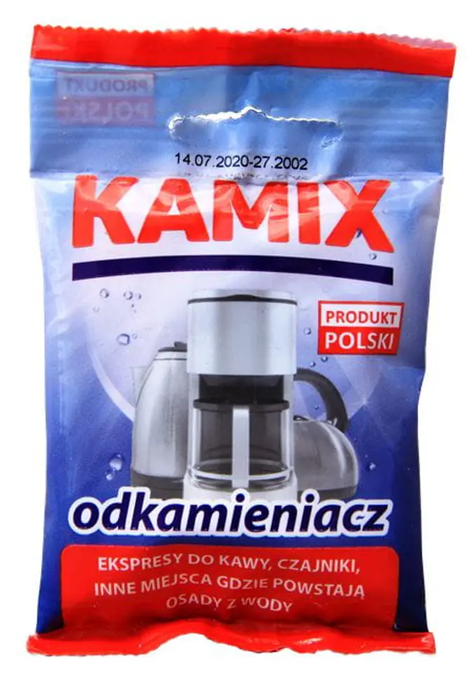 Preparat do usuwania kamienia KAMIX odkamieniacz saszetka 30g