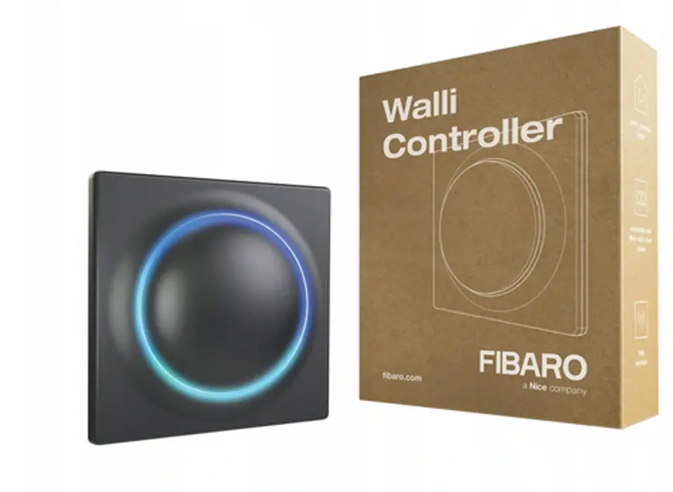 Kontroler FIBARO Walli, czarny, Z-Wave EU