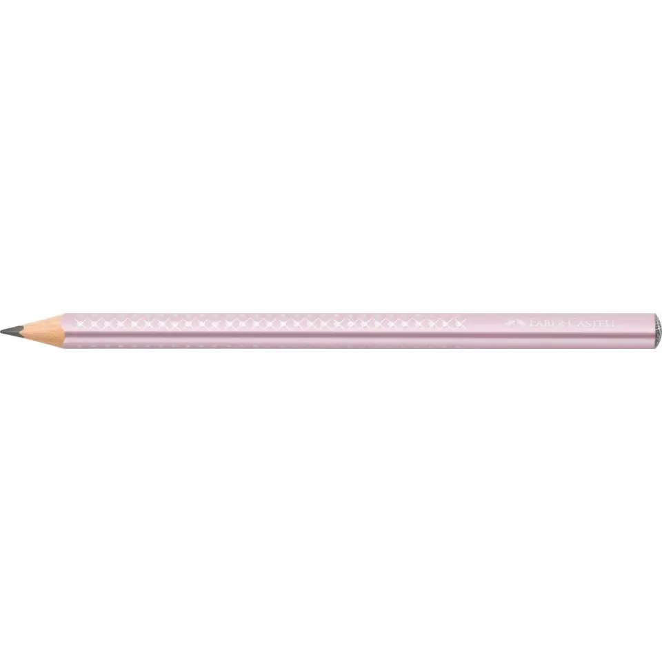 Ołówek JUMBO SPARKLE rose metallic 111661 Faber-Castell