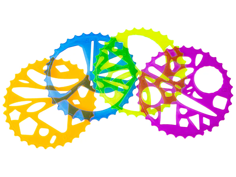 SPIROGRAF, Zestaw Do Rysowania Z Torem Do Ułożenia, Szablony, Długopis