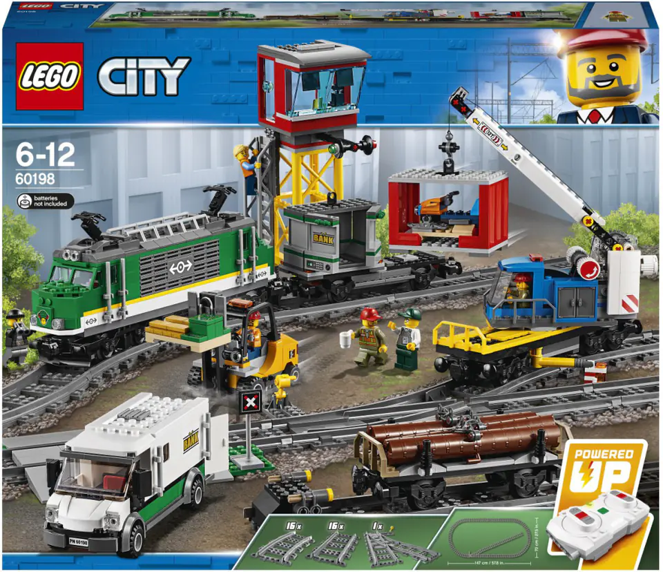 Lego city passenger train big best sale w