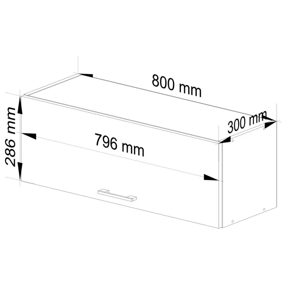 Szafka OLIWIA W80 G1