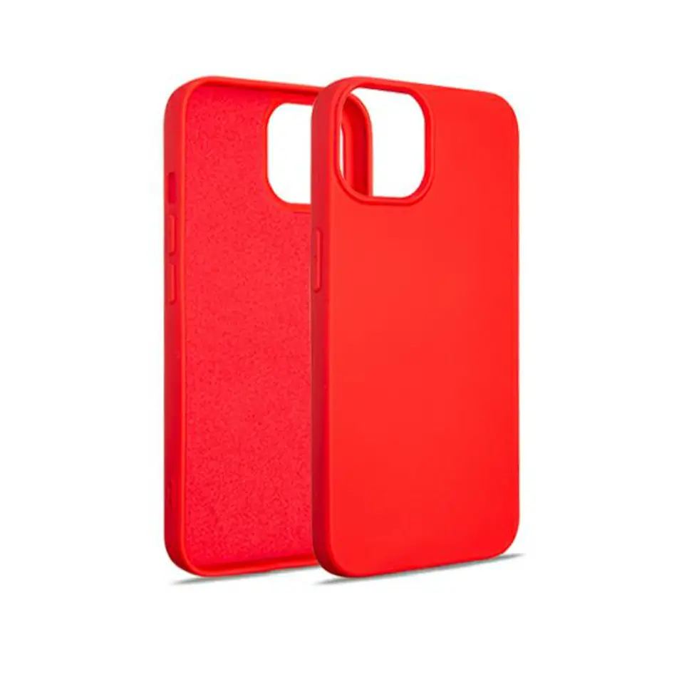 Etui Beline Silicone do Xiaomi Redmi      Note 14 Pro Plus 5G czerwony