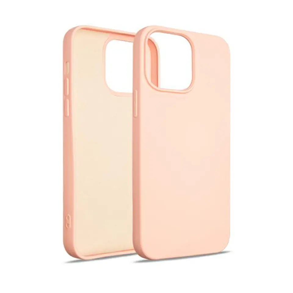 Beline Etui Silicone iPhone 15 Pro Max6,7" różowo-złoty/rose gold