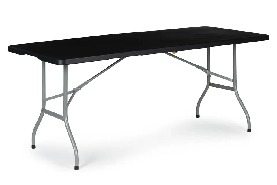 Stół składany cateringowy ogrodowy bankietowy 180 cm czarny MultiGarden