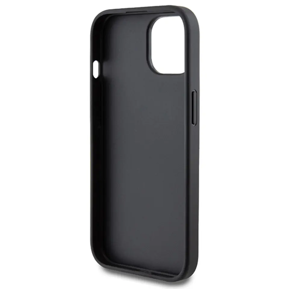 Guess GUHCP15MG4GFGR iPhone 15 Plus / 14 Plus 6.7" szary/grey hard case 4G Metal Gold Logo
