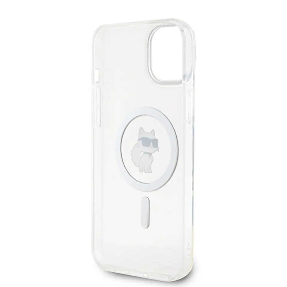 Karl Lagerfeld KLHMP15SHFCCNOT iPhone 15 / 14 / 13 6.1" transparent hardcase IML Choupette MagSafe