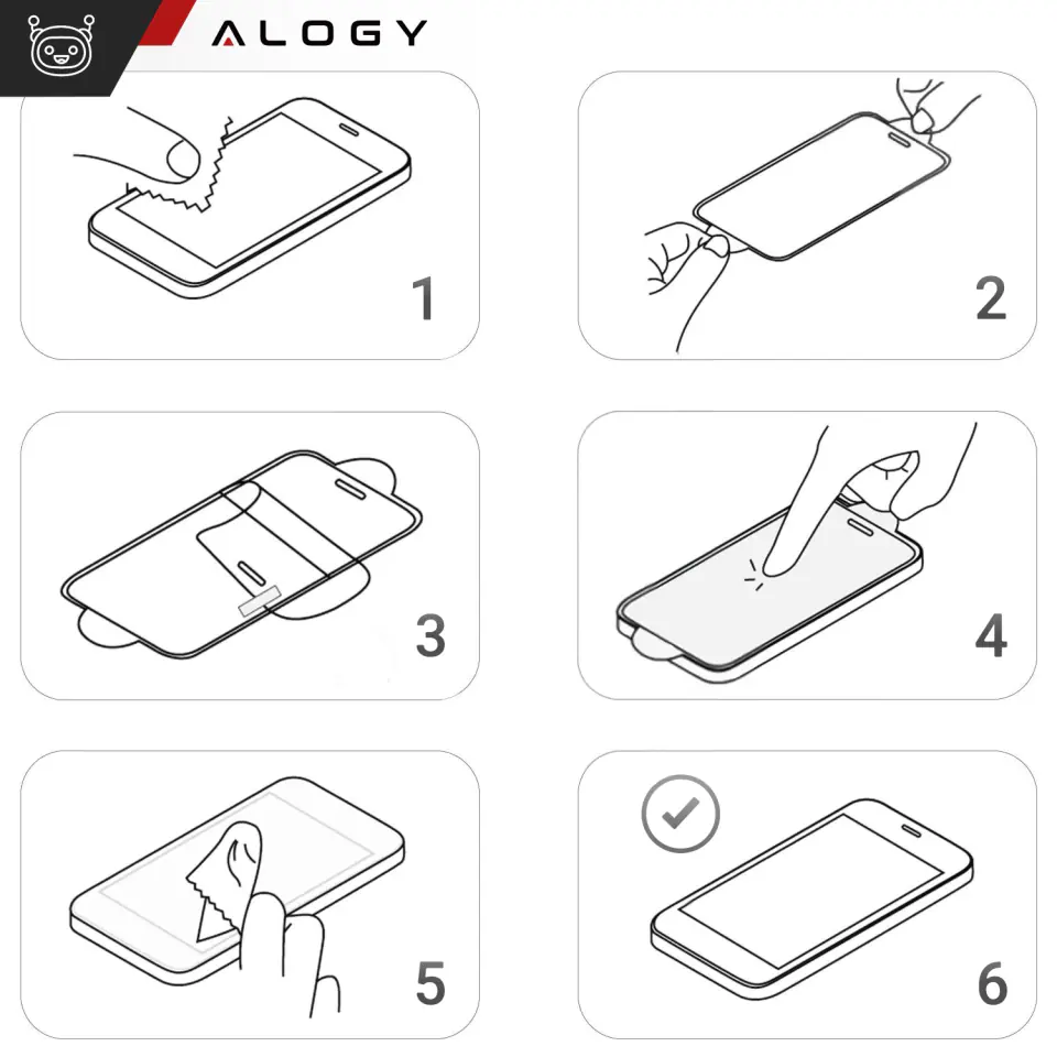 Szkło prywatyzujące do iPhone 14 Plus / 14 Pro Max Anti-Spy Private Antyszpiegowskie hartowane na ekran matowe Alogy