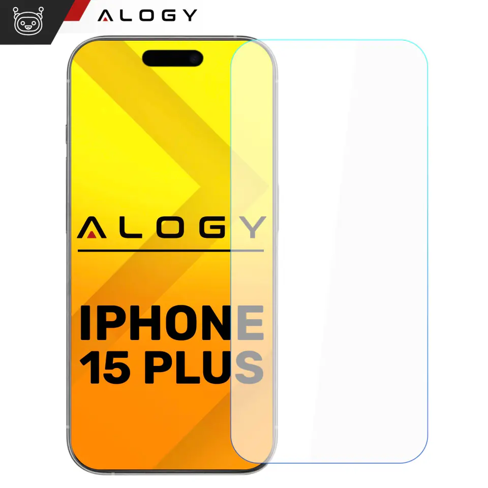 Szkło hartowane 9H do iPhone 15 Plus / 15 Pro Max / 16 Plus na ekran Alogy Screen Protector PRO+