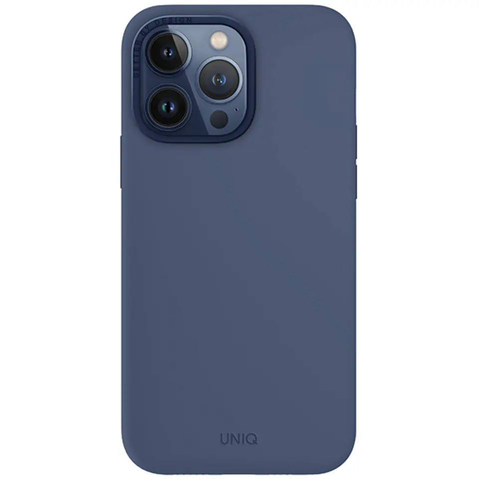 UNIQ etui Lino Hue iPhone 15 Pro Max6.7" Magclick Charging granatowy/navy blue