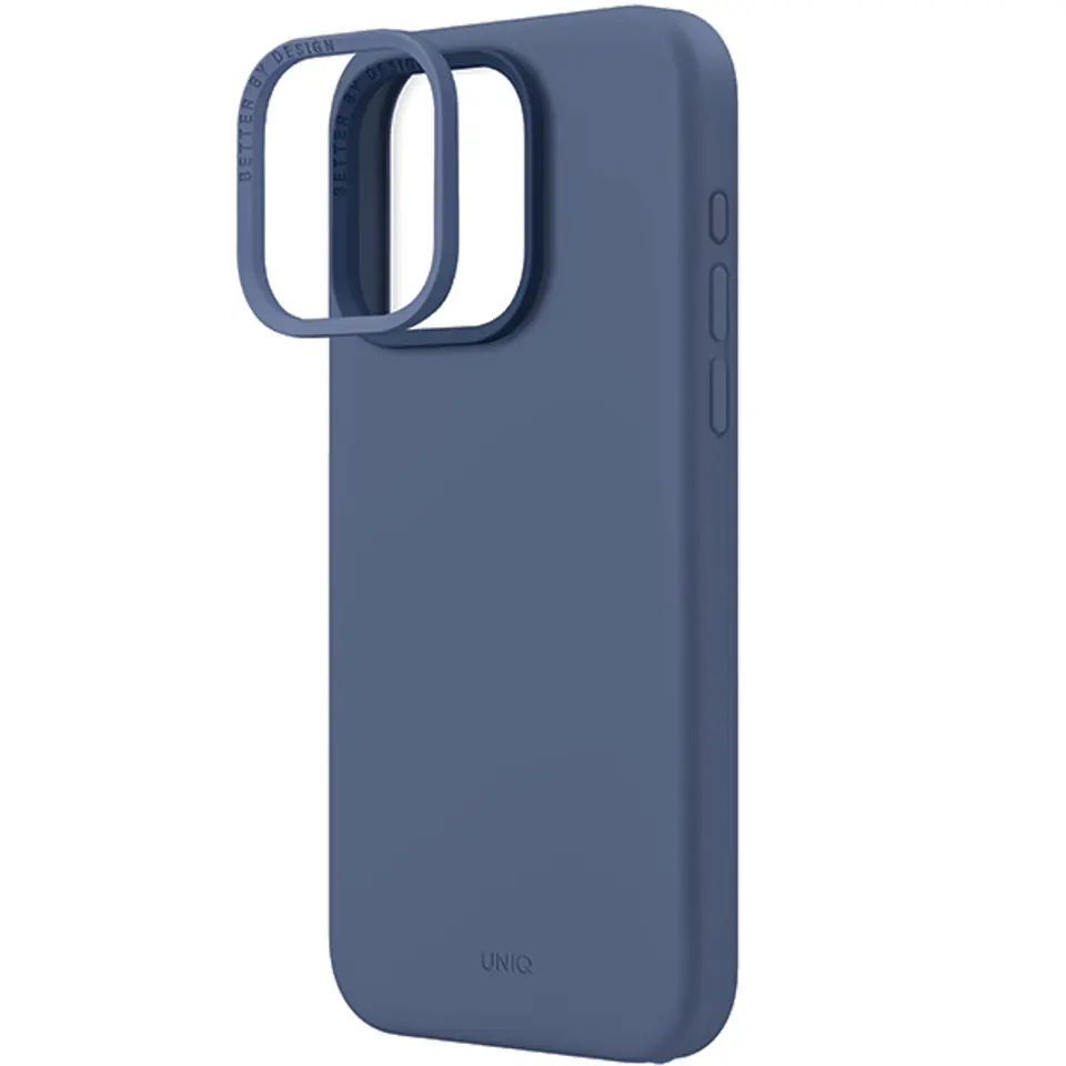 UNIQ etui Lino Hue iPhone 15 Pro Max6.7" Magclick Charging granatowy/navy blue