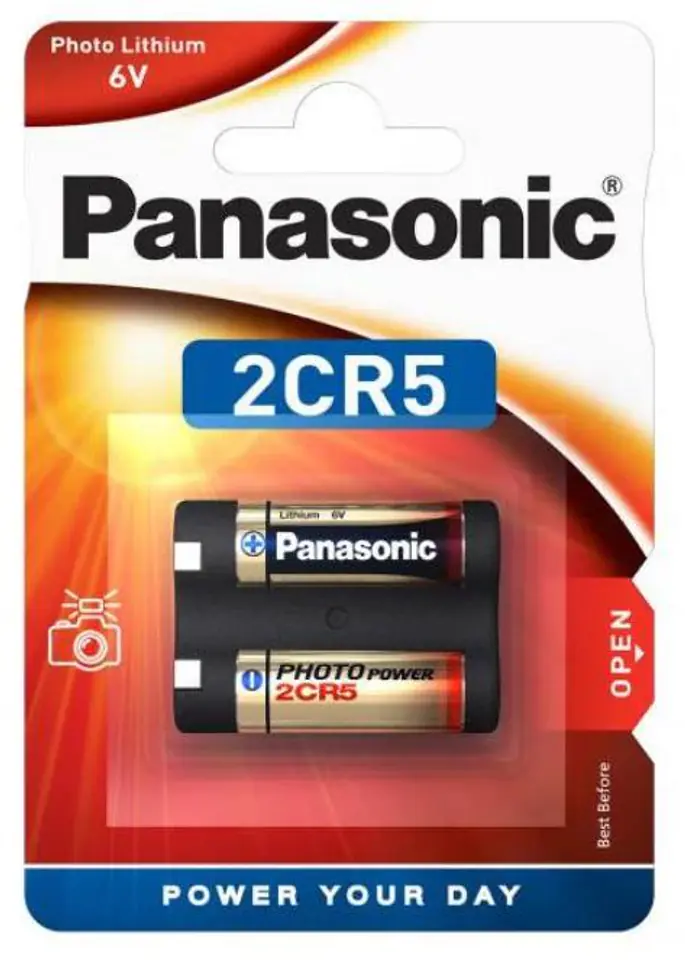 Bateria fotograficzna litowa 2CR5 6V