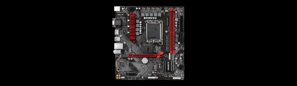 Gigabyte B760M GAMING DDR4 1.0 M/B Rodzina procesorów Intel, Gniazdo procesora LGA1700, DDR4 DIMM, Gniazda pamięci 2, Obsługiwan