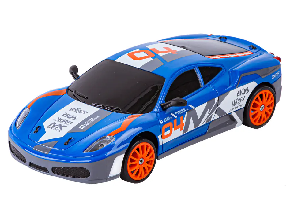 Samochód Do Driftu, Auto RC Drift 1:24 2,4 GHz 4WD NIEBIESKIE FERRARI