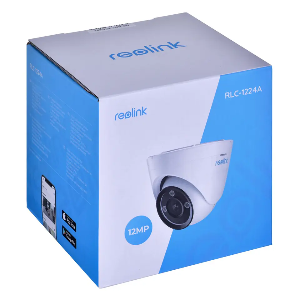 Buy Reolink POE IP Dome Camera 12MP Fixed RLC-1224A Online