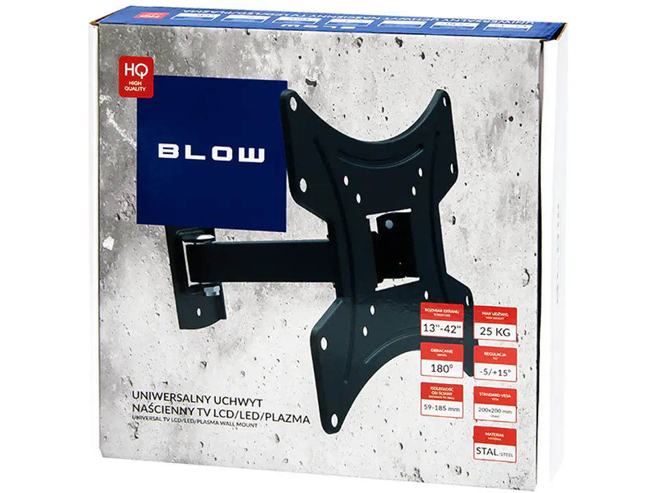 Uchwyt na telewizor 13-42" typ X Blow