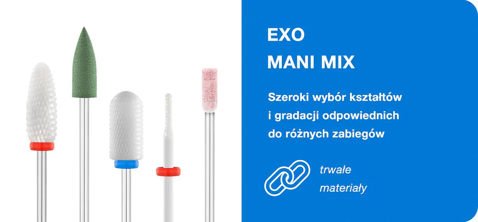 Zestaw frezów EXO Mani Mix