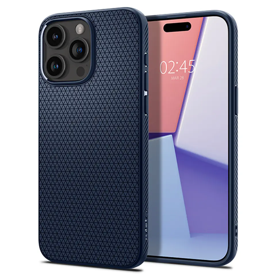 Spigen Liquid Air iPhone 15 Pro Max6,7" granatowy/navy blue ACS06563