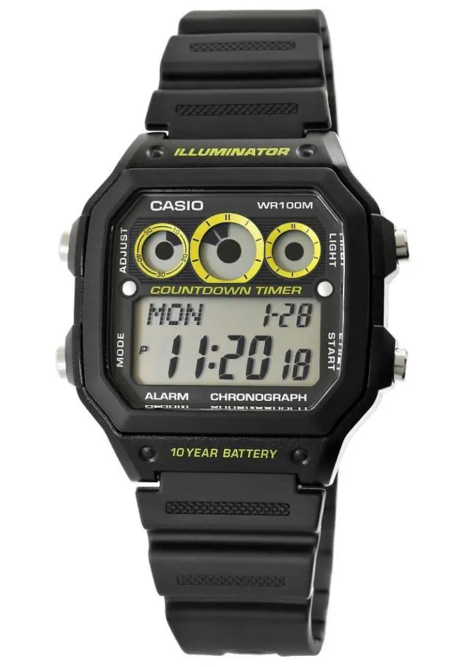 CASIO 10 bar Swimming Watch AE-1300WH-1AVEF | Wasserman.eu