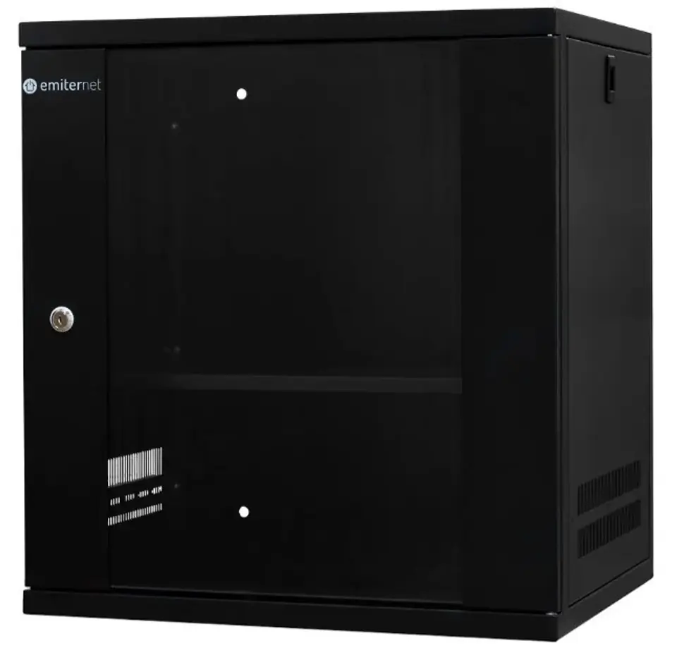 Light, undivided hanging 19'' 12U, sheet metal/glass