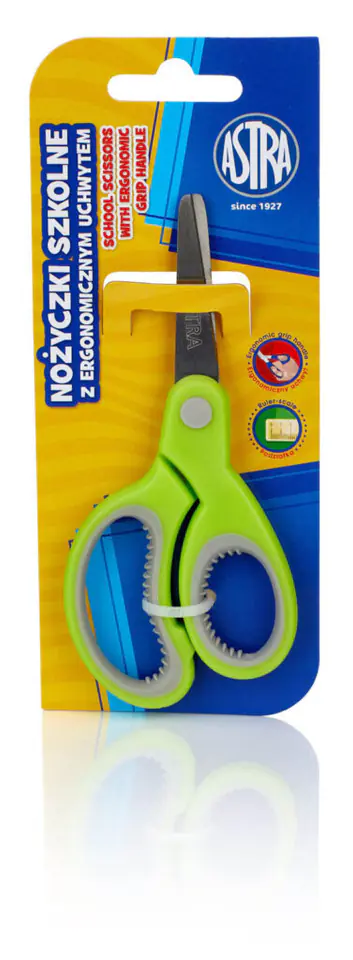 Nożyczki szkolne 13cm z ergonomicznym uchwytem 407118005 ASTRA