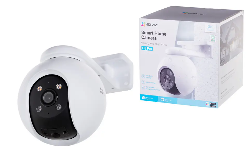 EZVIZ H8 Pro Wi-Fi Camera 5MP 4mm (89°) 3K Resolution, Pan & Tilt -   Online shopping EU