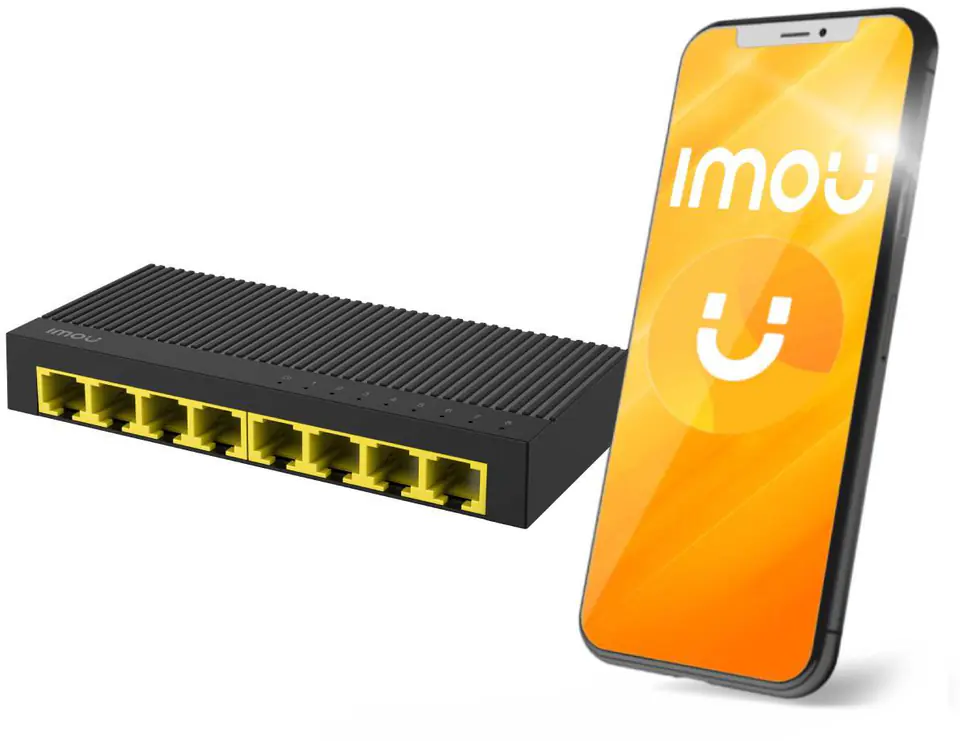 Switch Imou 8-portowy SG108C plastikowa obudowa