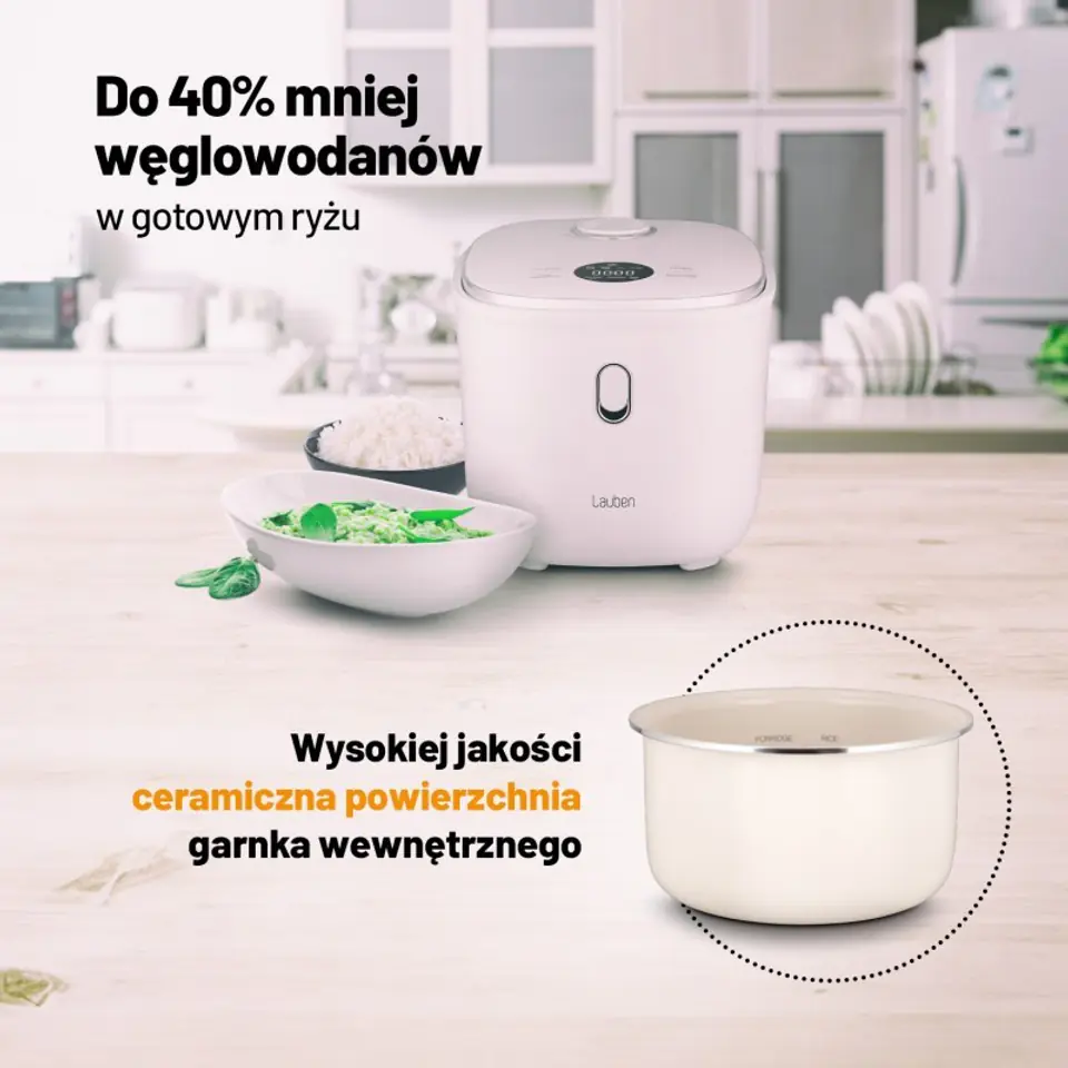 Low Sugar Rice Cooker 3000AT – Lauben