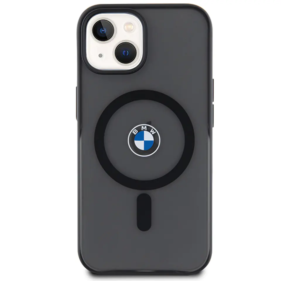 BMW BMHMP15MDSLK iPhone 15 Plus / 14 Plus 6.7" czarny/black hardcase IML Signature MagSafe