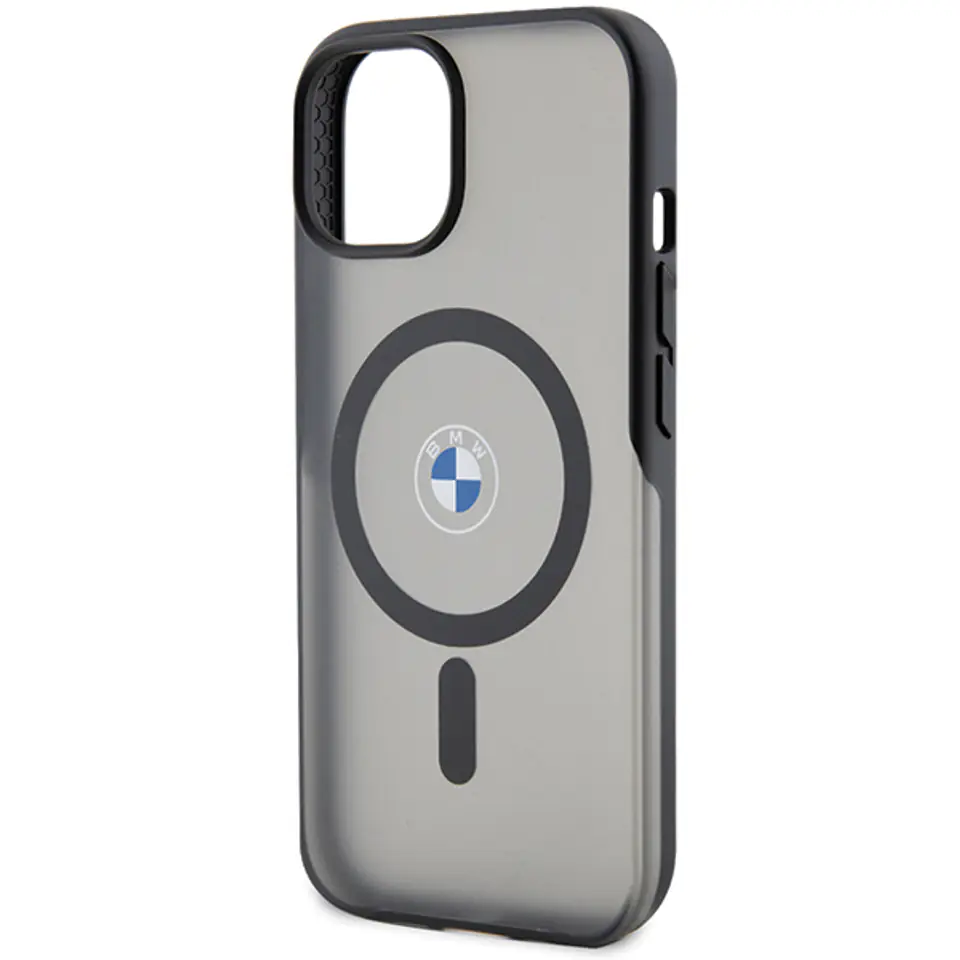 BMW BMHMP15MDSLK iPhone 15 Plus / 14 Plus 6.7" czarny/black hardcase IML Signature MagSafe