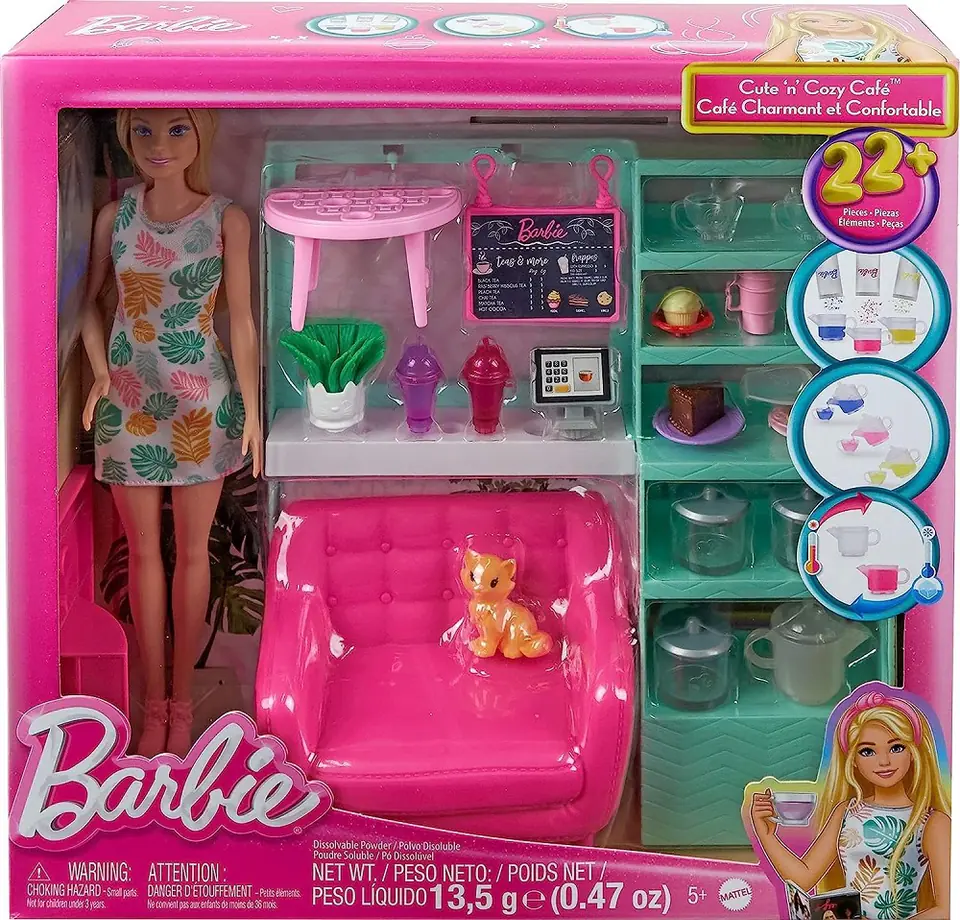 Barbie cafe hot sale set