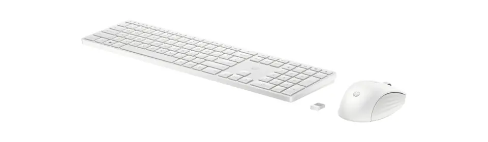 Zestaw bezprzewodowy klawiatura i mysz HP 650 (biała)