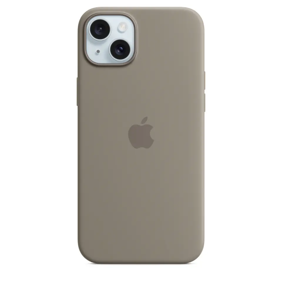 Etui Apple MT0Q3ZM/A iPhone 15 / 14 / 13 6.1" MagSafe popielaty brąz/clay Silicone Case