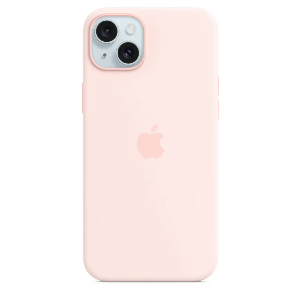 Etui Apple MT143ZM/A iPhone 15 Plus / 14 Plus 6.7" MagSafe jasnoróżowy/light pink Silicone Case