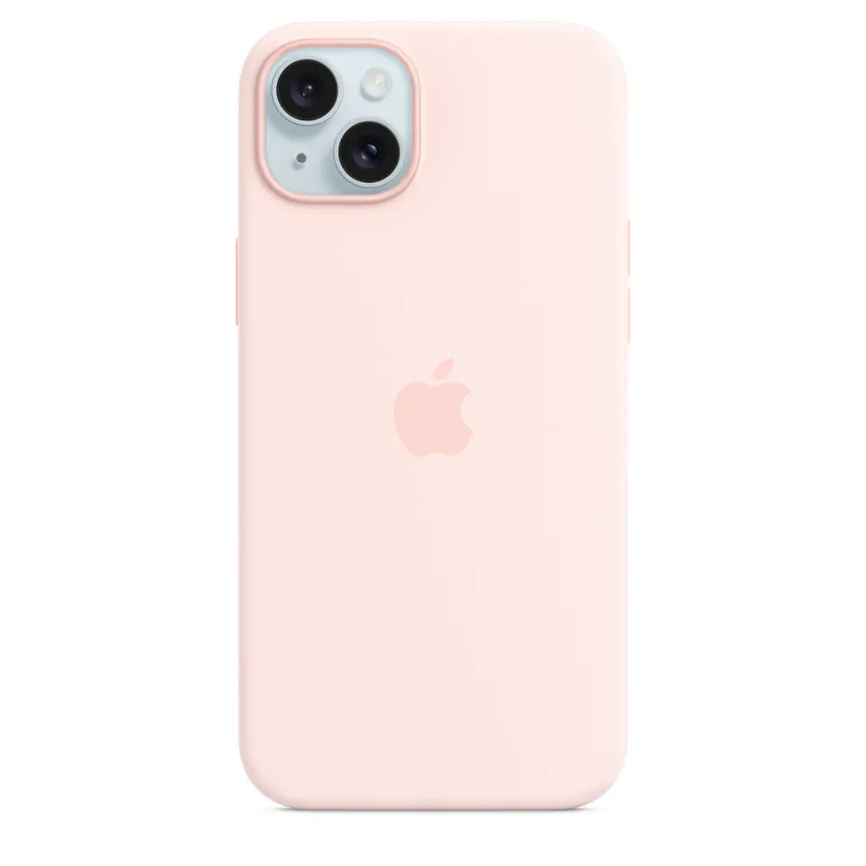 Etui Apple MT143ZM/A iPhone 15 Plus / 14Plus 6.7" MagSafe jasnoróżowy/light pink Silicone Case
