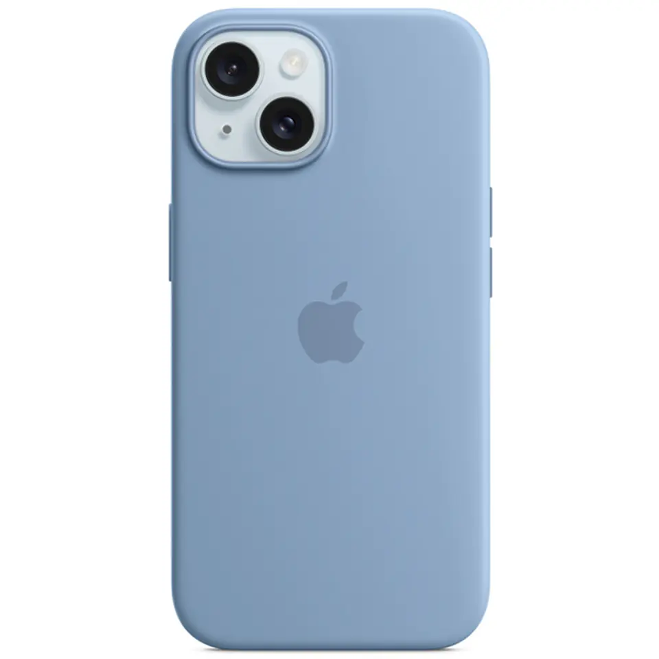 Etui Apple MT0Y3ZM/A iPhone 15 6.1" MagSafe zimowy błękit/winter blue Silicone Case