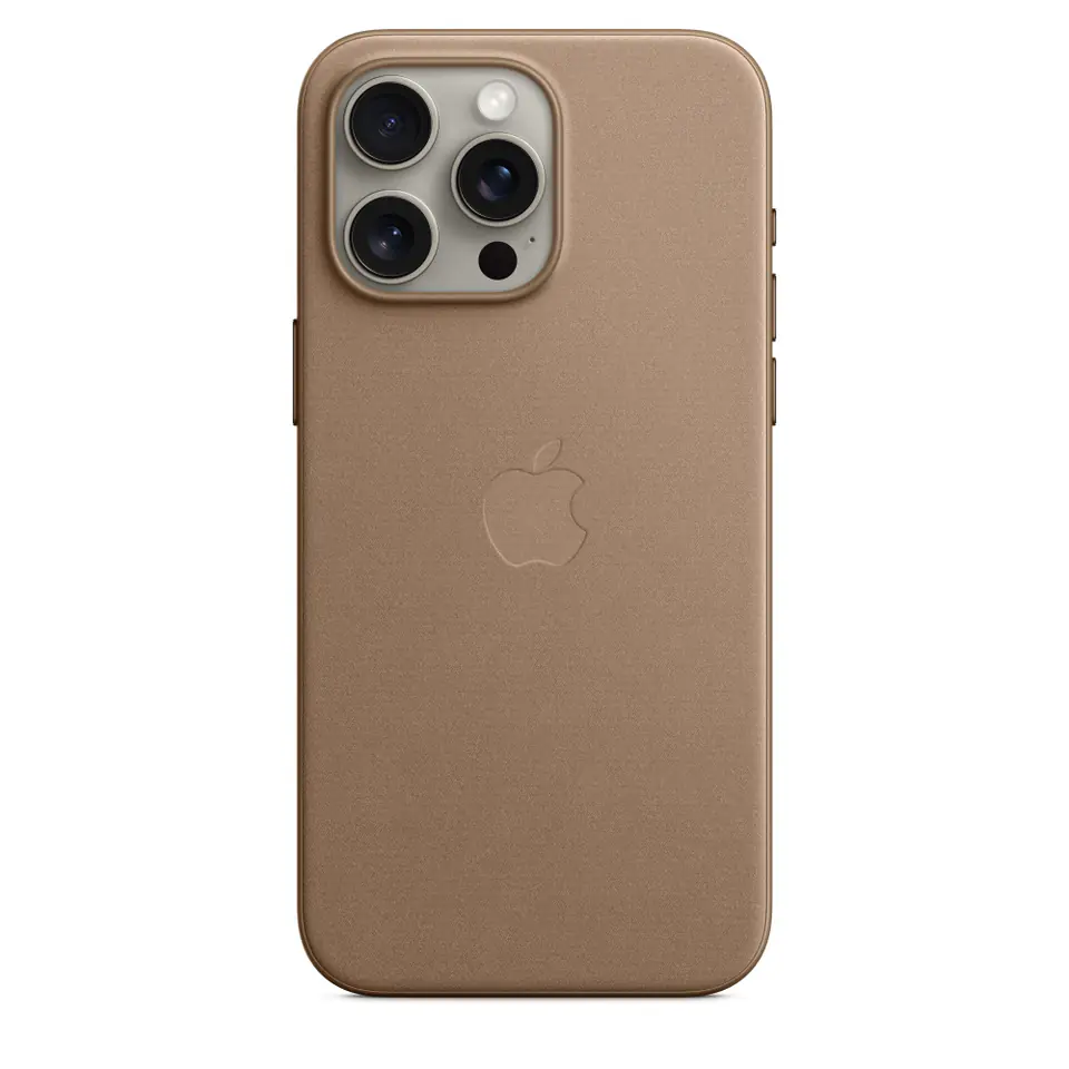 Etui Apple MT4W3ZM/A iPhone 15 Pro Max 6.7" MagSafe jasnobrązowy/taupe FineWoven Case