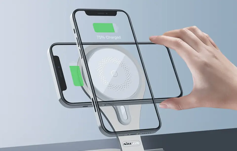 Podstawka do bezprzewodowego ładowania Nillkin Wireless Charging Stand (srebrny)