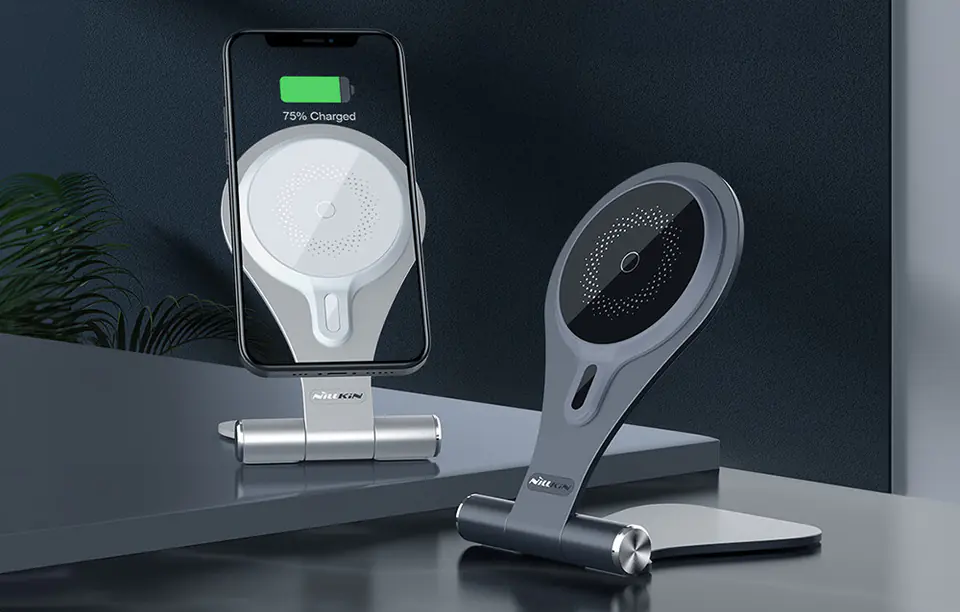 Podstawka do bezprzewodowego ładowania Nillkin Wireless Charging Stand (srebrny)