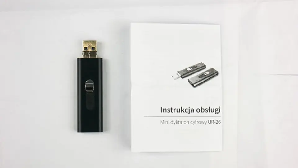 Profesjonalny dyktafon UR-26 16GB Vox OTG, detekcja dźwięku